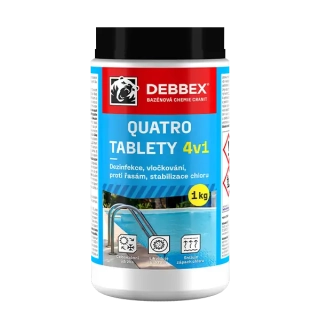 Bazénová chemie CRANIT - Quatro tablety 1kg