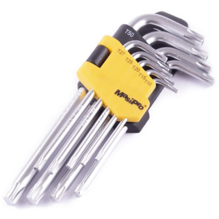 Klíče TORX MasiPro T10-T50, sada 9ks