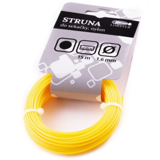 Struna do sekačky kulatá 1,6mm/15m