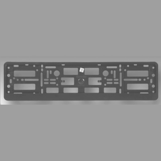 Podložka pod SPZ černá 1 ks