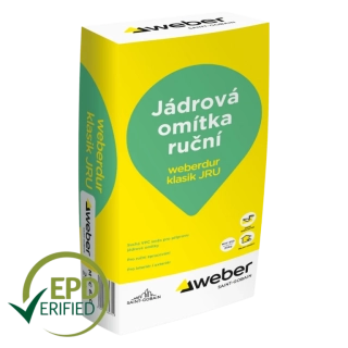 Omítka jádrová ruční 2mm, 25kg, weberdur klasik JRU