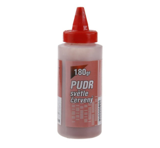 Prášek do značkovače 180g světle červený