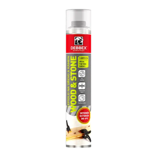 PU pěna - lepidlo na dřevo a kámen pistolová 750ml