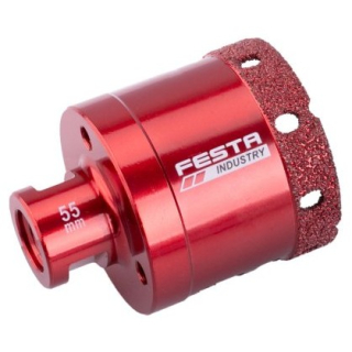 Korunka vykružovací diamantová, 55mm/M14 FESTA INDUSTRY