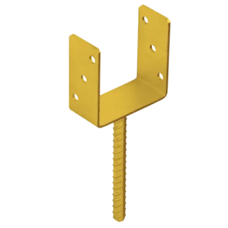 Patka sloupku, U120, 121x120x4mm ZZ
