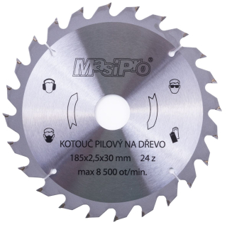 Kotouč pilový 185x2,5x30mm/24 zubů