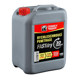 Penetrace rychleschnoucí FASTdry 5kg DEBBEX