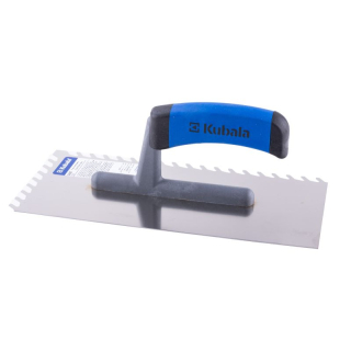 Hladítko 130x270mm nerez šikmé zuby 8mm KUBALA