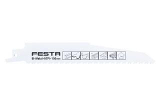 Plátek pilový do ocasky 150x22x1,6mm BiM 3ks FESTA
