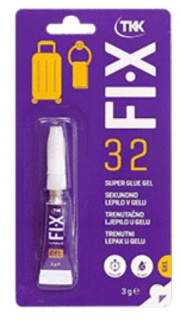 Lepidlo vteřinové 3g gelové FIX GEL TKK