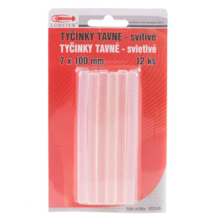Tyčinky tavné svítivé 7x100mm / 12 ks