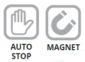 Metr s autostopem a magnetickou koncovkou